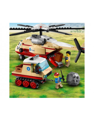 LEGO City Operatiune de salvare a animalelor salbatice,60302