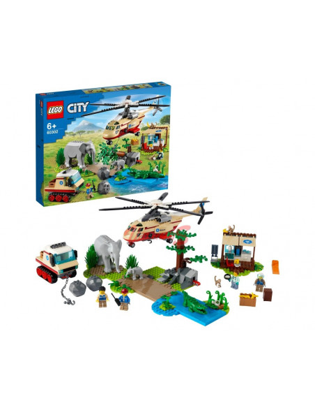 LEGO City Operatiune de salvare a animalelor salbatice,60302