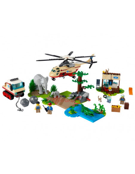 LEGO City Operatiune de salvare a animalelor salbatice,60302
