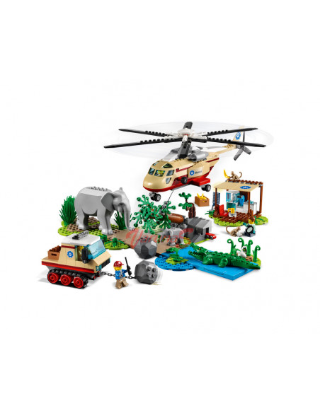 LEGO City Operatiune de salvare a animalelor salbatice,60302