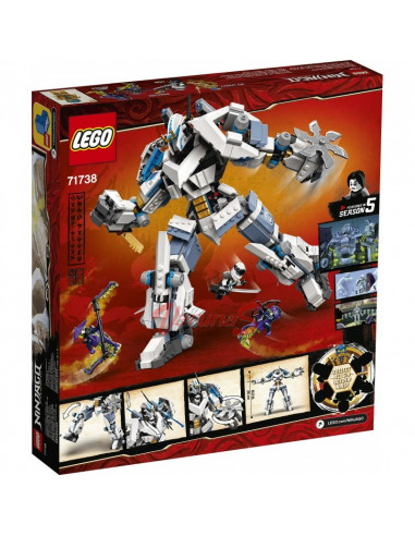LEGO Ninjago Lupta cu robotul de titan a lui Zane,71738