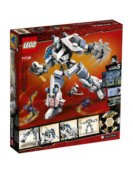 LEGO Ninjago Lupta cu robotul de titan a lui Zane,71738