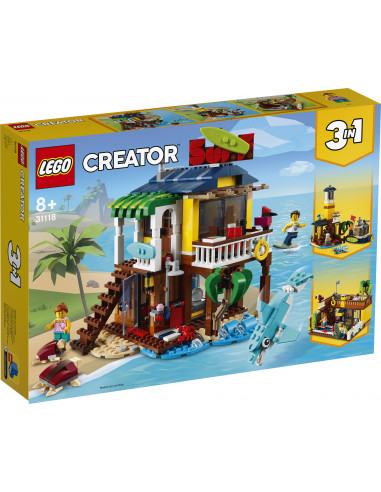 LEGO Creator Casa de pe plaja a surferilor,31118