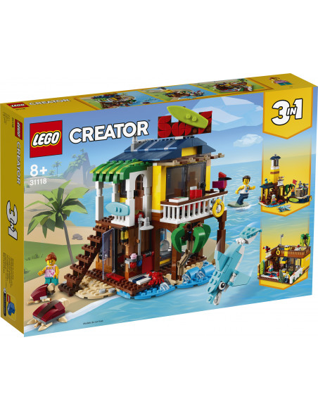 LEGO Creator Casa de pe plaja a surferilor,31118