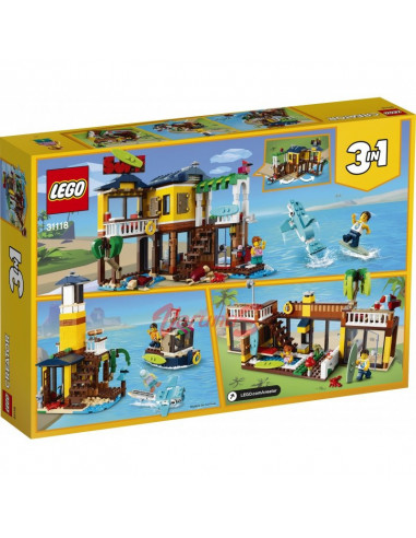 LEGO Creator Casa de pe plaja a surferilor,31118