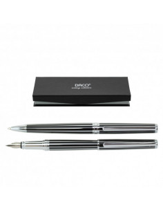 SE280N,Set pix si stilou DACO SE280N, Negru/Argintiu 2
