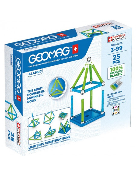 Geomag: Green Line Panels - 25 piese,275