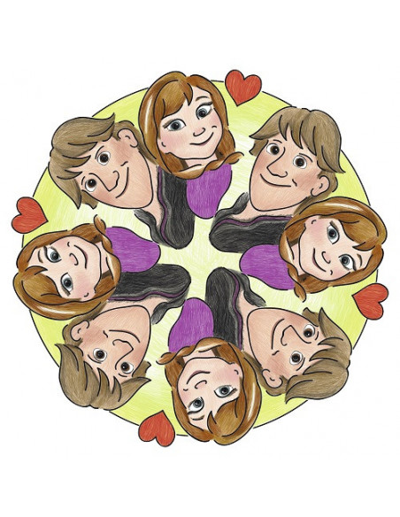 SET DE CREATIE MANDALA 2 IN 1 FROZEN,RVSAC29841