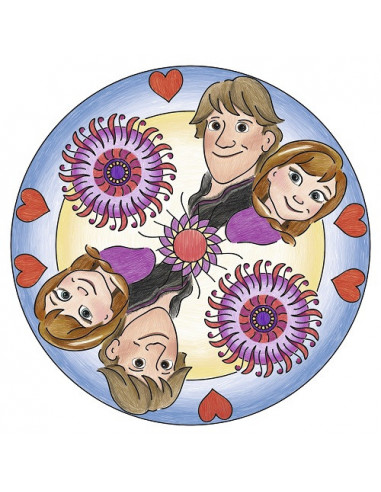 SET DE CREATIE MANDALA 2 IN 1 FROZEN,RVSAC29841