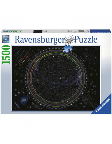 PUZZLE HARTA UNIVERSULUI, 1500 PIESE,RVSPA16213