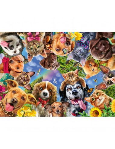 PUZZLE SELFIE CU ANIMALE, 500 PIESE,RVSPA15042