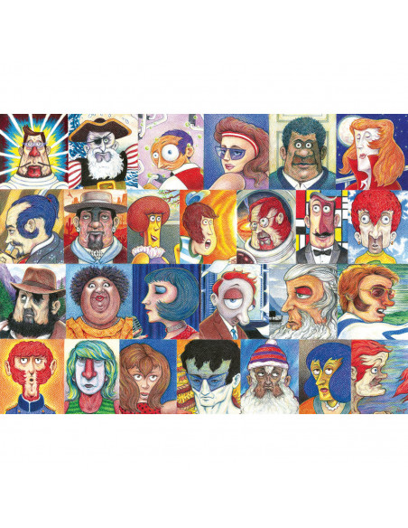 PUZZLE TIPURI DE FETE, 500 PIESE,RVSPA16830