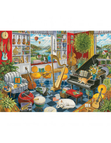 PUZZLE SALA DE MUZICA, 500 PIESE,RVSPA16836