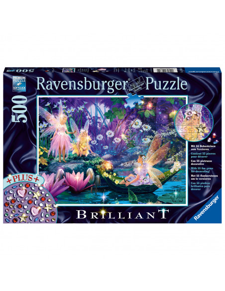 PUZZLE ZANALE PADURII, 500 PIESE + STICKERE,RVSPA14882