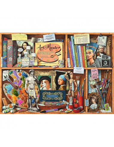 PUZZLE CABINETUL ARTISTULUI, 1000 PIESE,RVSPA14997