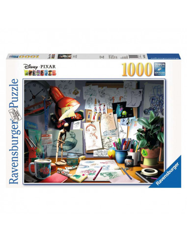 PUZZLE BIROUL ARTISTULUI, 1000 PIESE,RVSPA19432