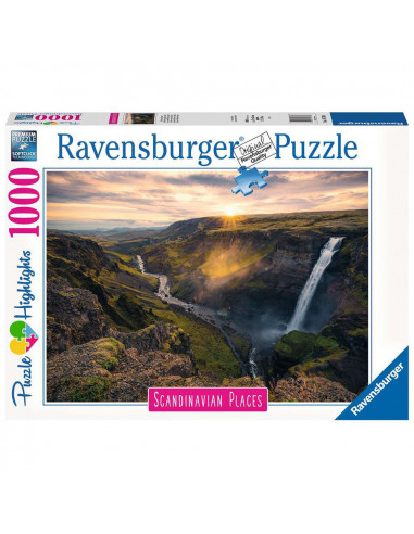 PUZZLE CASCADA HAIFOSS ISLANDA, 1000 PIESE,RVSPA16738