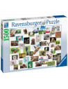 PUZZLE COLAJ CU ANIMALE, 1500 PIESE,RVSPA16711