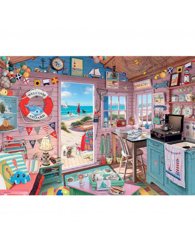 PUZZLE COLIBA LA PLAJA, 1000 PIESE,RVSPA15000