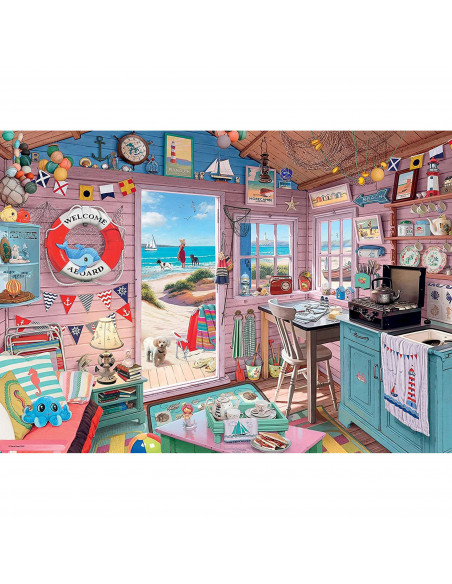 PUZZLE COLIBA LA PLAJA, 1000 PIESE,RVSPA15000
