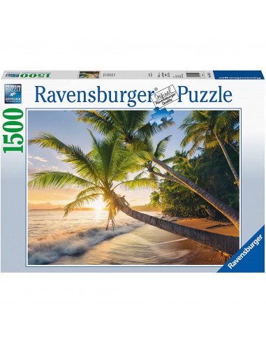 PUZZLE PLAJA, 1500 PIESE,RVSPA15015