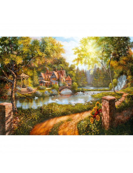 PUZZLE CASUTA LANGA RAU, 500 PIESE,RVSPA16582