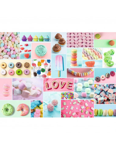 PUZZLE COLAJ DULCIURI, 500 PIESE,RVSPA16592