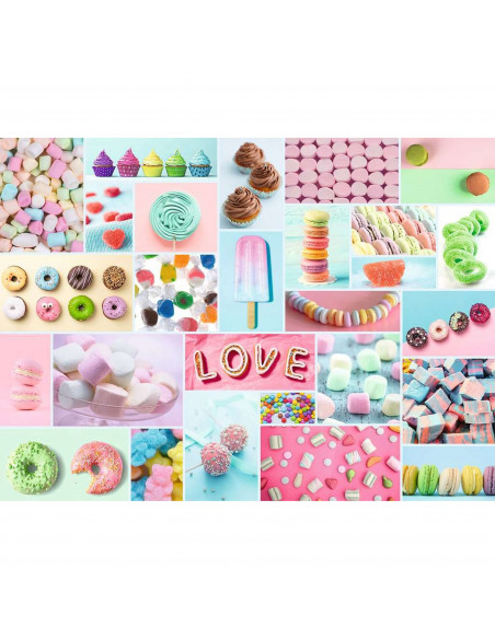 PUZZLE COLAJ DULCIURI, 500 PIESE,RVSPA16592