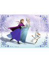 PUZZLE FROZEN SURORI PENTRU TOTDEAUNA, 2x24 PIESE,RVSPC09115