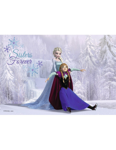 PUZZLE FROZEN SURORI PENTRU TOTDEAUNA, 2x24 PIESE,RVSPC09115