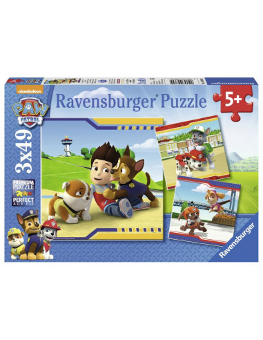 PUZZLE PATRULA CATELUSILOR M2, 3x49 PIESE,RVSPC09369