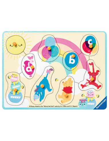Puzzle Din Lemn Winnie, 9 Piese,RVSPC03685