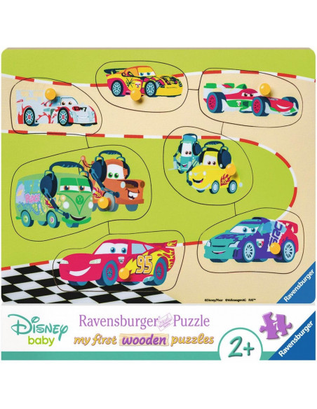 Puzzle Din Lemn Cars, 7 Piese,RVSPC03686