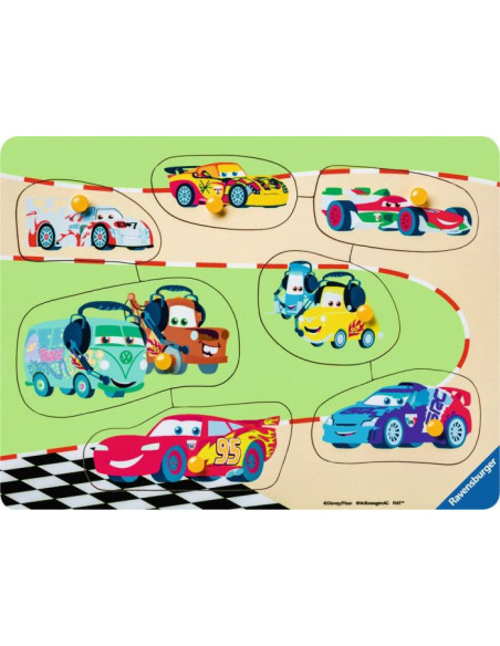 Puzzle Din Lemn Cars, 7 Piese,RVSPC03686