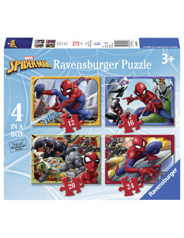 PUZZLE SPIDER-MAN, 12/16/20/24 PIESE,RVSPC06915