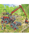 PUZZLE MASINARII, 3X49 PIESE,RVSPC08012