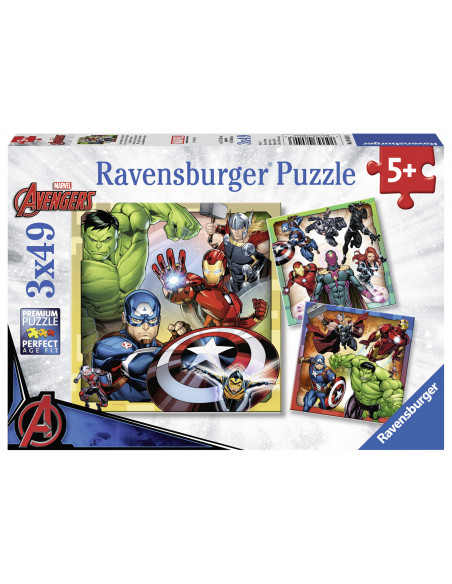 PUZZLE MARVEL AVENGERS 3X49 PIESE,RVSPC08040