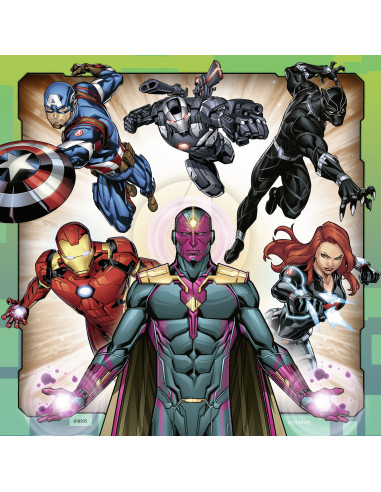 PUZZLE MARVEL AVENGERS 3X49 PIESE,RVSPC08040