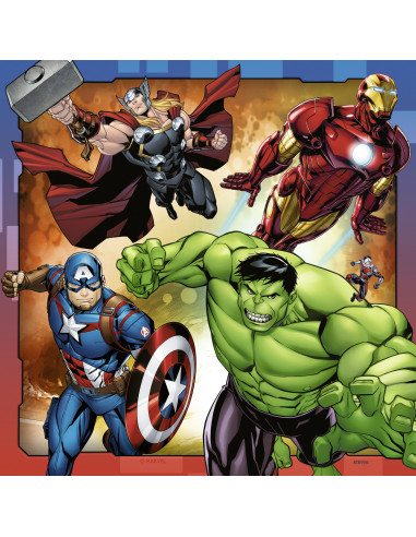 PUZZLE MARVEL AVENGERS 3X49 PIESE,RVSPC08040