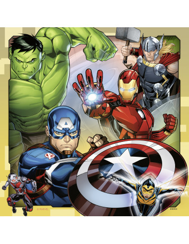 PUZZLE MARVEL AVENGERS 3X49 PIESE,RVSPC08040