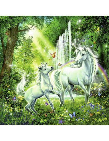 PUZZLE UNICORNI, 3x49 PIESE,RVSPC09291
