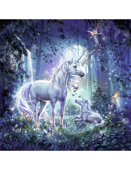 PUZZLE UNICORNI, 3x49 PIESE,RVSPC09291