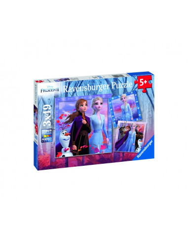 PUZZLE FROZEN II, 3x49 PIESE,RVSPC05011