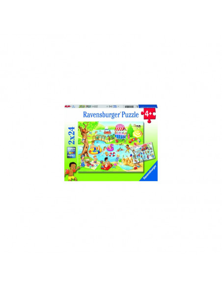 PUZZLE DISTRACTIE LA LAC, 2x24 PIESE,RVSPC05057