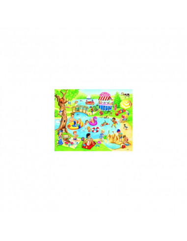 PUZZLE DISTRACTIE LA LAC, 2x24 PIESE,RVSPC05057