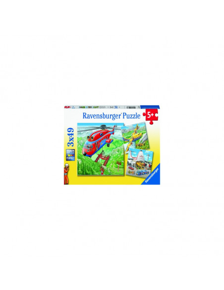 PUZZLE DEASUPRA NORILOR, 3x49 PIESE,RVSPC05033