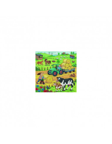 PUZZLE MUNCA LA FERMA, 3x49 PIESE,RVSPC05078