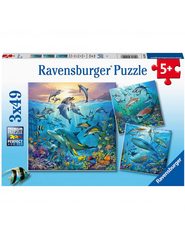 PUZZLE LUMEA SUBACVATICA, 3x49 PIESE,RVSPC05149