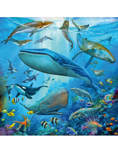 PUZZLE LUMEA SUBACVATICA, 3x49 PIESE,RVSPC05149