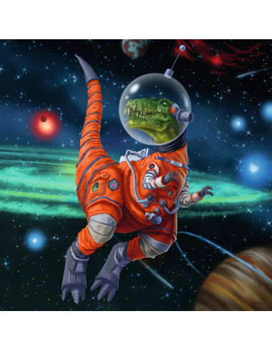 PUZZLE DINOZAURI IN SPATIU, 3x49 PIESE,RVSPC05127